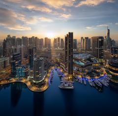 Dubai view from Intercontinental
