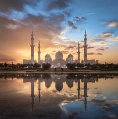 Abu Dhabi Mosque view